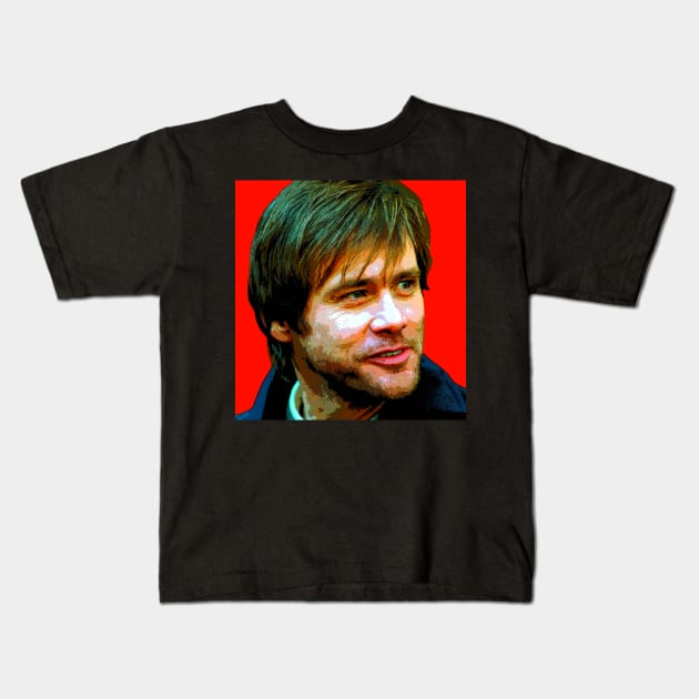 jim carrey Kids T-Shirt by oryan80